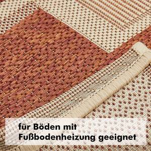 Teppich Saint Louis I Beige/Terra - 67 x 140 cm - Terracotta - 67 x 140 cm