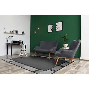 Tapis Saint Louis Anthracite / Argenté - Dimensions: 120 x 170cm - Anthracite - 120 x 170 cm