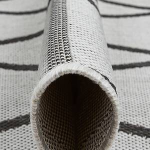 Tapijt Kandava kunstvezel - grijs/zwart - 120x170cm