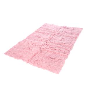 Teppich Flokati Wolle - Rosa - 60 x 120 cm