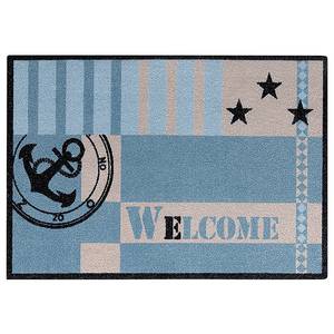 Paillasson Metropolitan Welcome Marine Bleu - 58 x 39 cm