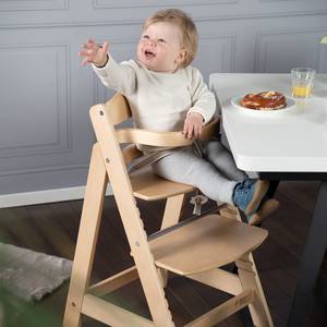 Trapstoel Sit UP III trapsgewijs verstelbaar - natuurlijk hout