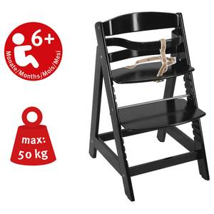 Chaise haute en escalier Sit up 3 Noir