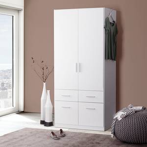 Armoire à portes battantes Celle Blanc brillant / alpin 2