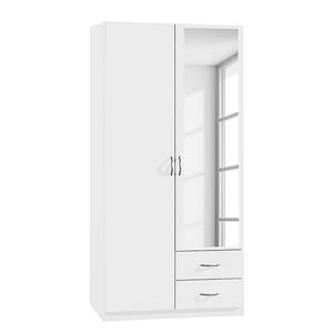 Armoire à portes battantes Case III Blanc alpin - 91 cm - 2 portes