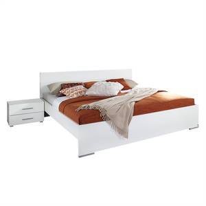 Chambre à coucher Lorca (3 éléments) Blanc alpin - 180 x 200cm - Pas de tiroir de lit