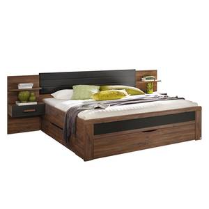 Bedframe Bernau Metallic grijs - 160 x 200cm