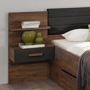 Bedframe Bernau Metallic grijs - 180 x 200cm