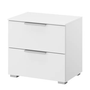 Comodino SKØP x2 Bianco alpino - Larghezza: 50 cm - Alluminio