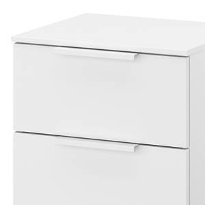 Table de chevet SKØP x3 Blanc alpin - Largeur : 40 cm - Couleurs du corps