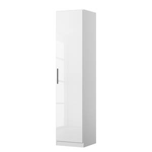 Armoire à portes battantes KiYDOO V Blanc brillant / Blanc alpin - 47 x 210 cm