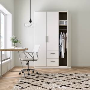 Armoire à portes battantes KiYDOO II Blanc alpin - 136 x 210 cm