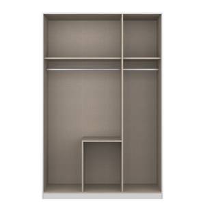 Drehtürenschrank KiYDOO II Hochglanz Weiß / Alpinweiß - 136 x 210 cm