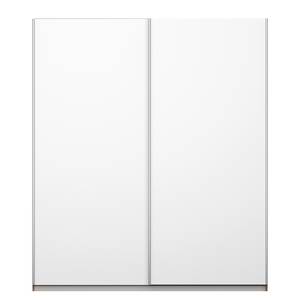 Armoire à portes coulissantes KiYDOO I Blanc / Imitation chêne de Stirling - 181 x 197 cm