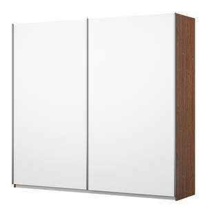 Armoire à portes coulissantes KiYDOO I Blanc / Imitation chêne de Stirling - 226 x 197 cm