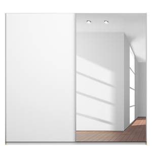 Armoire à portes coulissantes KiYDOO II Blanc / Imitation chêne de Riviera - 226 x 197 cm