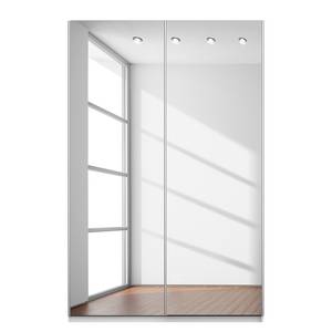 Armoire à portes coulissantes KiYDOO III Blanc alpin - 136 x 210 cm - Aluminium