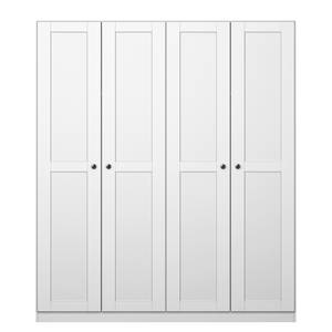 Armoire à portes battantes KiYDOO Blanc alpin - 181 x 197 cm