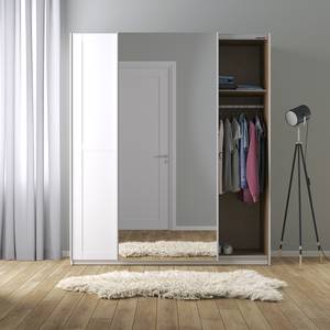 Armoire à portes coulissantes KiYDOO Blanc alpin - 181 x 210 cm