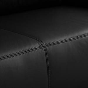 Canapé convertible Nikita Cuir véritable noir - Avec revêtement complet