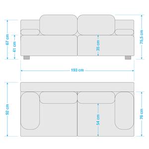 Divano letto Niklas Vera pelle, nero - Senza rivestimento completo