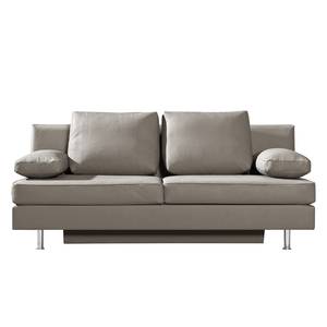 Schlafsofa Emmanuela Kunstleder Taupe