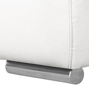 Canapé convertible Norris II Cuir véritable blanc