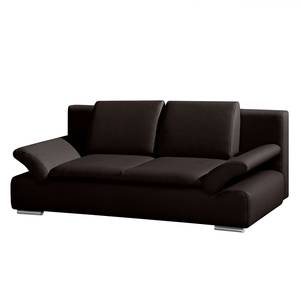 Schlafsofa Norris II Echtleder Braun