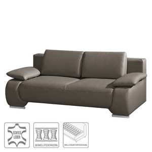 Schlafsofa Ramea Kunstleder Taupe