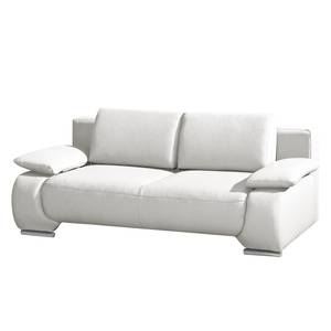 Divano letto Ramea Vera pelle, bianco