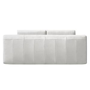 Canapé convertible Ramea Cuir véritable blanc