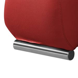 Canapé convertible Ramea Cuir véritable rouge