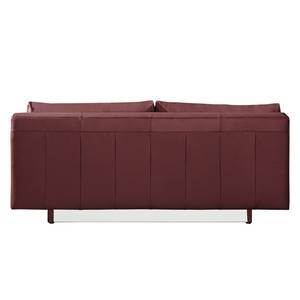 Schlafsofa Novato Echtleder Bordeaux