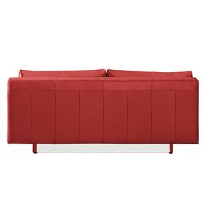 Schlafsofa Novato Echtleder Rot