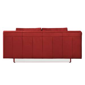 Schlafsofa Dayly Echtleder Rot