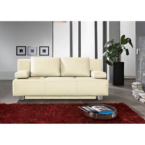 Schlafsofa Dayly Echtleder Beige