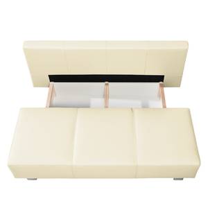 Divano letto in vera pelle Dayly Vera pelle - Beige