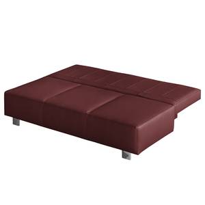 Schlafsofa Dayly Echtleder Bordeaux