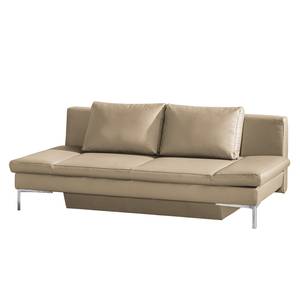 Schlafsofa Salen Echtleder Warmes Beige