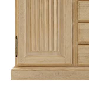 Armoire vitrine Breddin II Pin massif - Avec éclairage