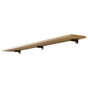 Wandplank Breddin massief pijnboomhout - Breedte: 141 cm