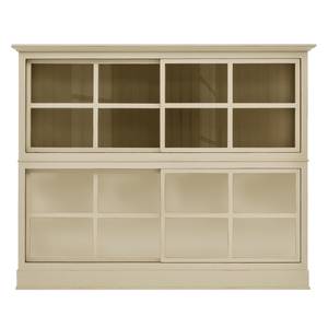 Buffet haut Azjana Partiellement en pin massif - Beige clair