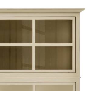 Highboard Azjana Pinie teilmassiv - Hellbeige