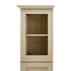 Highboard Azjana Pinie teilmassiv - Hellbeige