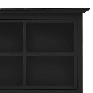 Sideboard Azjana II Pinie teilmassiv - Schwarz