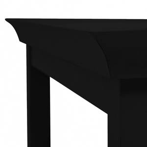 Table basse Sollerön Partiellement en pin massif - Noir