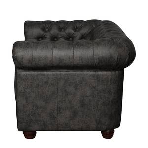 Sofa Kamaru (2-Sitzer) Kunstleder Schwarz