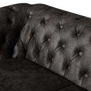 Luxus 3er Sofa Edinburgh eckige Füße, Eckige Füße, schwarz