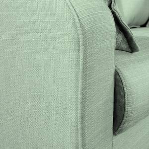 Ecksofa Greeneville Strukturstoff Mint - Longchair davorstehend rechts