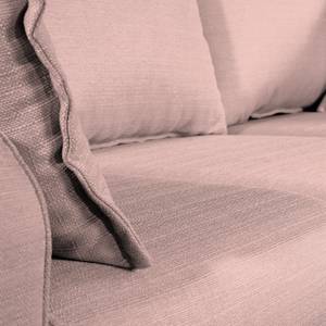 Ecksofa Greeneville Strukturstoff Mauve - Longchair davorstehend rechts